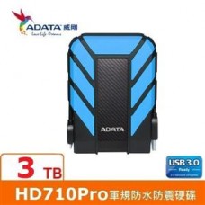 ADATA威剛 Durable HD710Pro 3TB(藍) USB3 2.5吋軍規防水防震行動硬碟